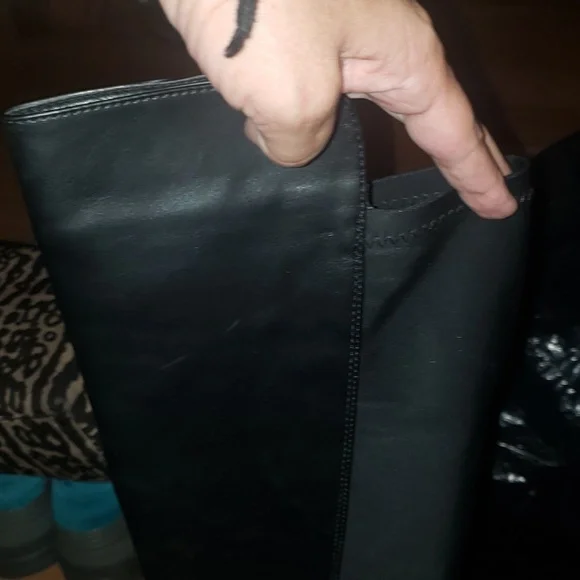 NWOT black over knee boots womens size 9 , fashion - Picture 6 of 8